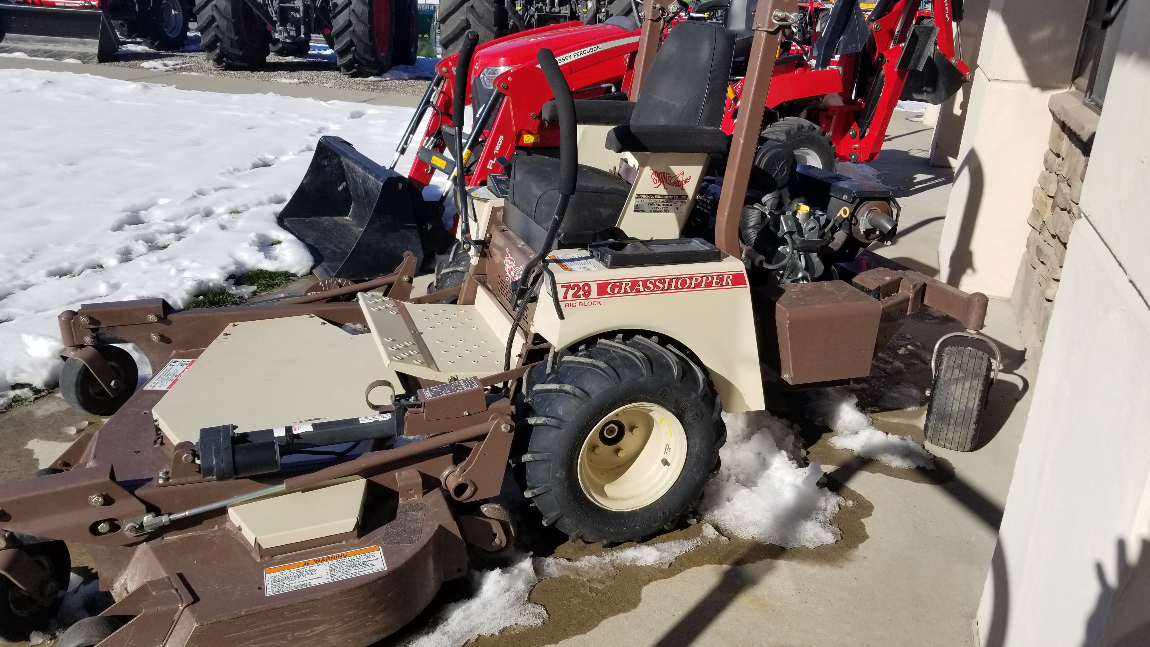 2020 Grasshopper 725DT Mower/Front Deck