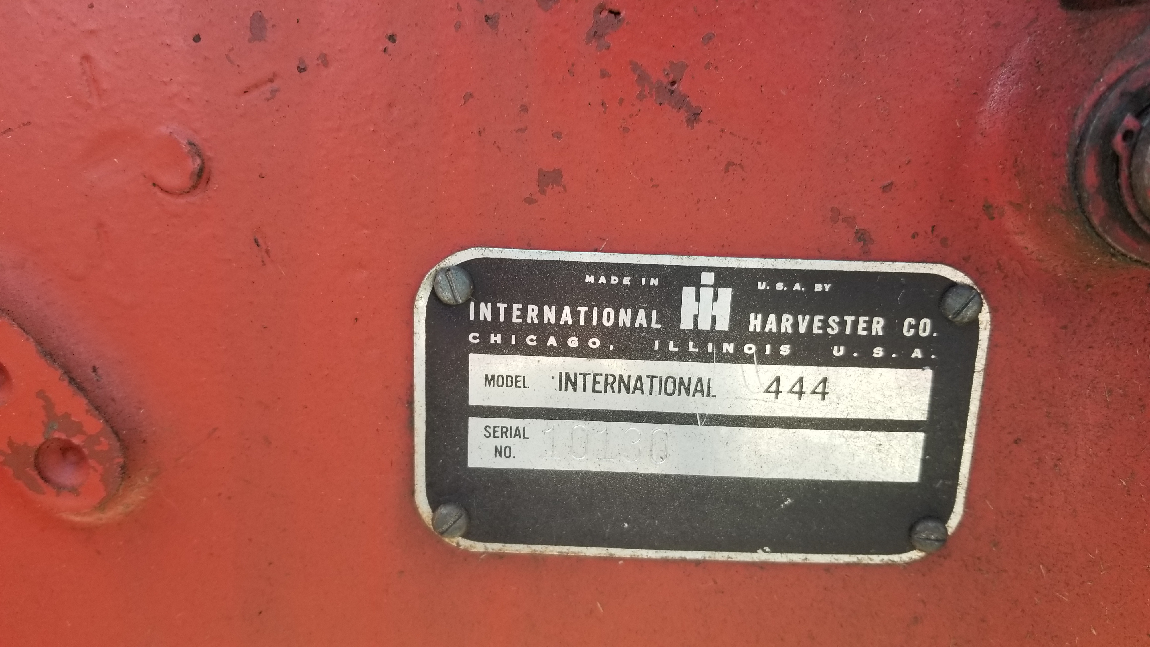 1971 International 444 Tractor