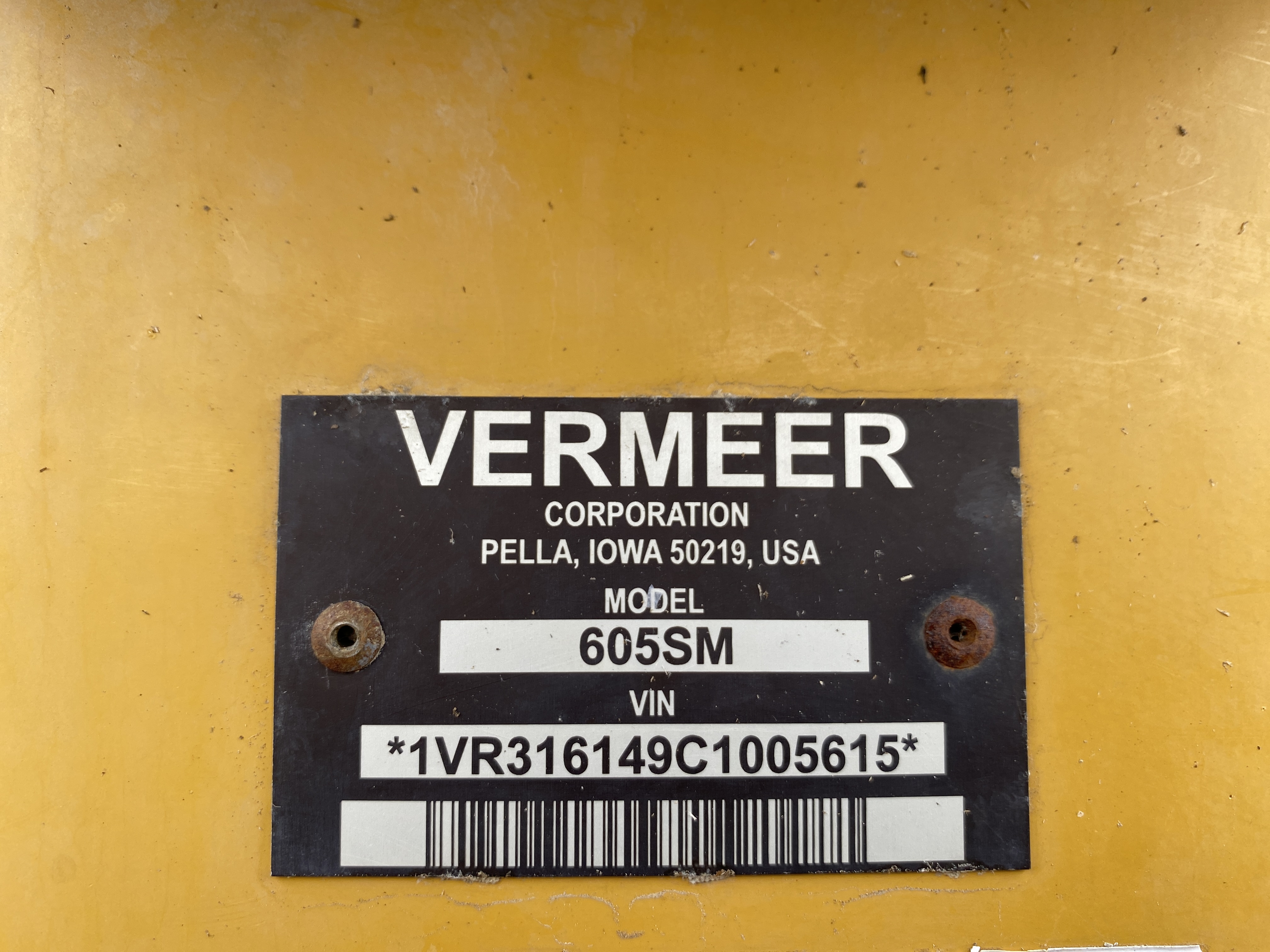 2012 Vermeer 605SM Baler/Round