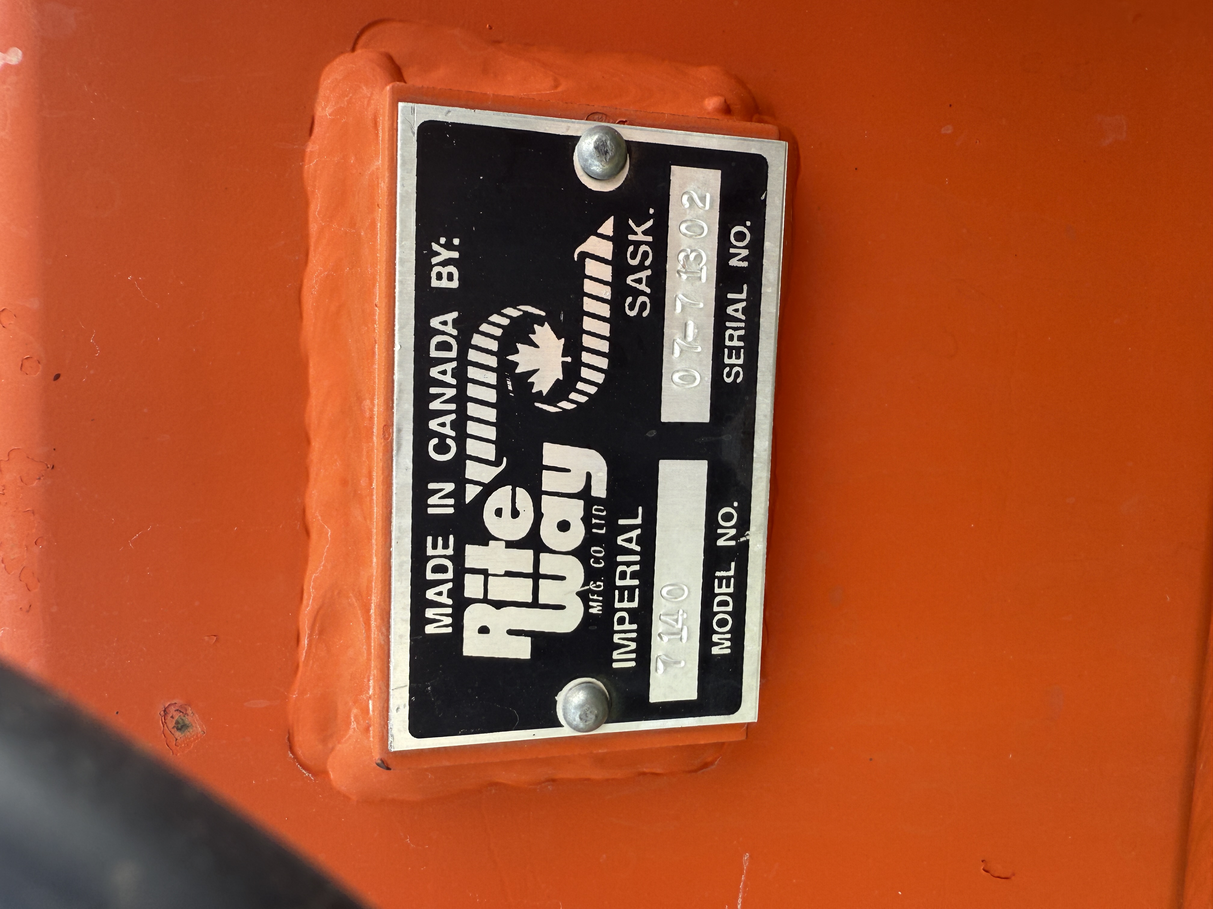 Riteway 7140 Harrow Heavy