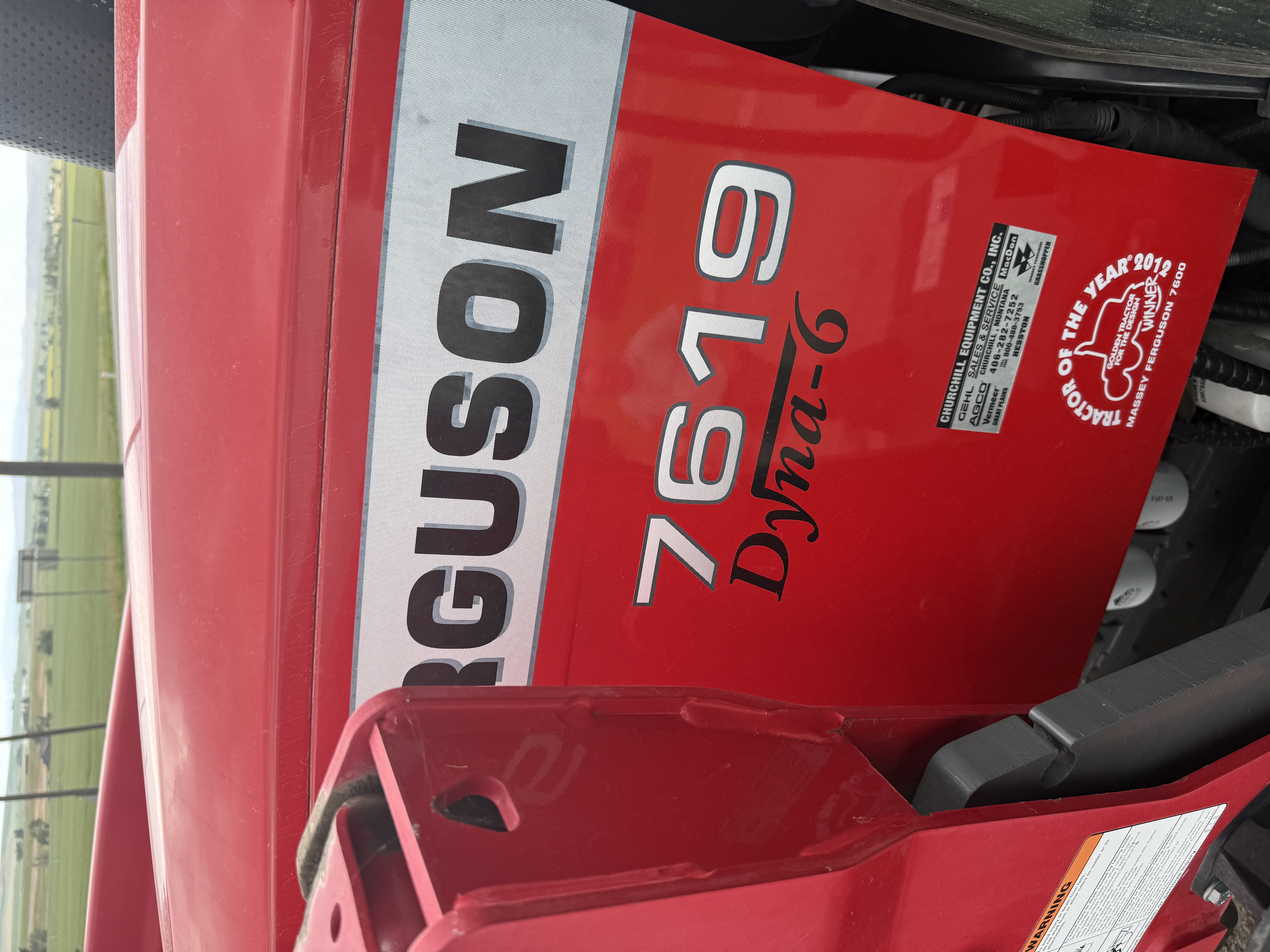 2012 Massey Ferguson 7619 Classic Tractor