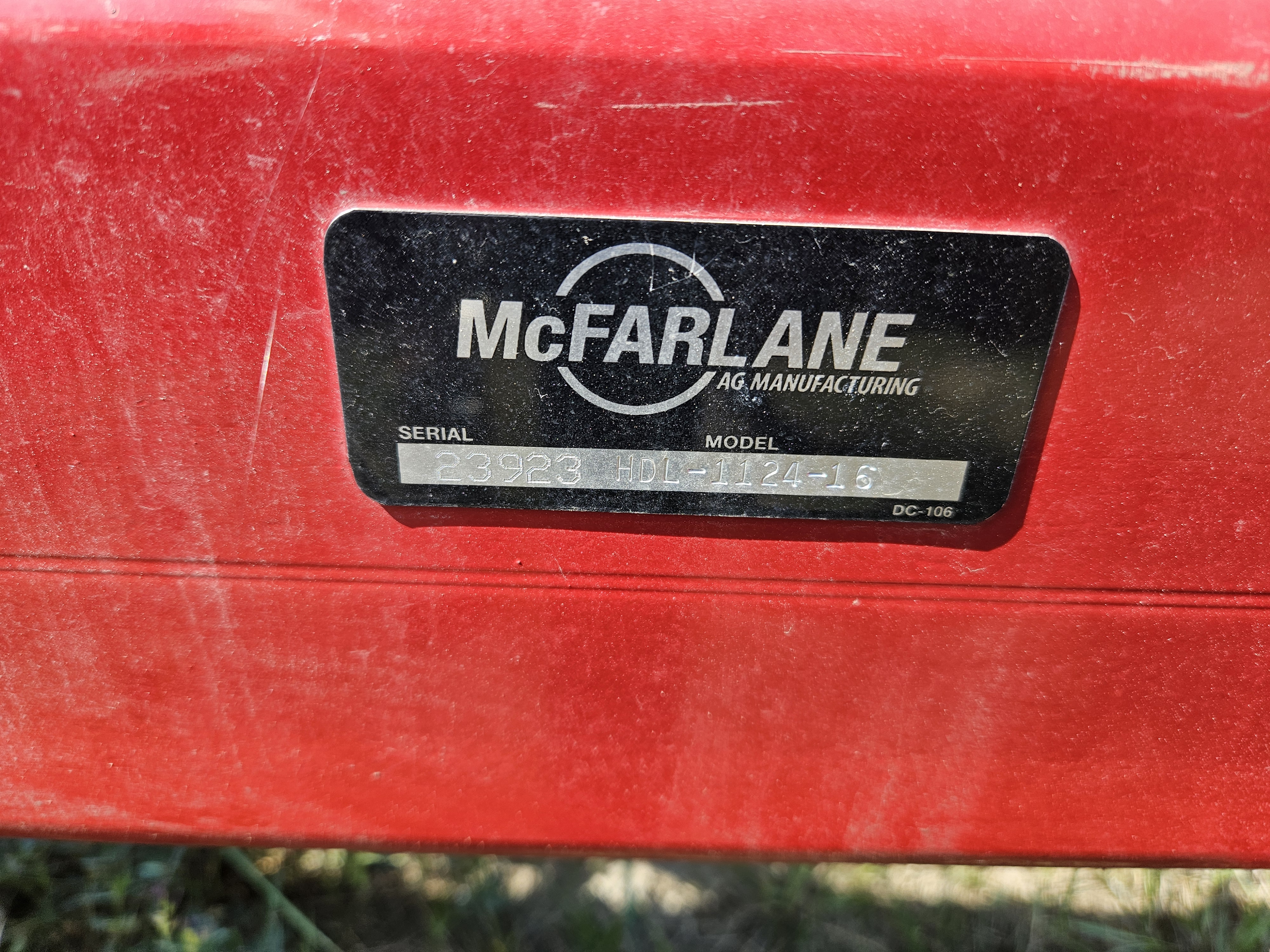 2023 McFarlane HDL-1124 Harrow