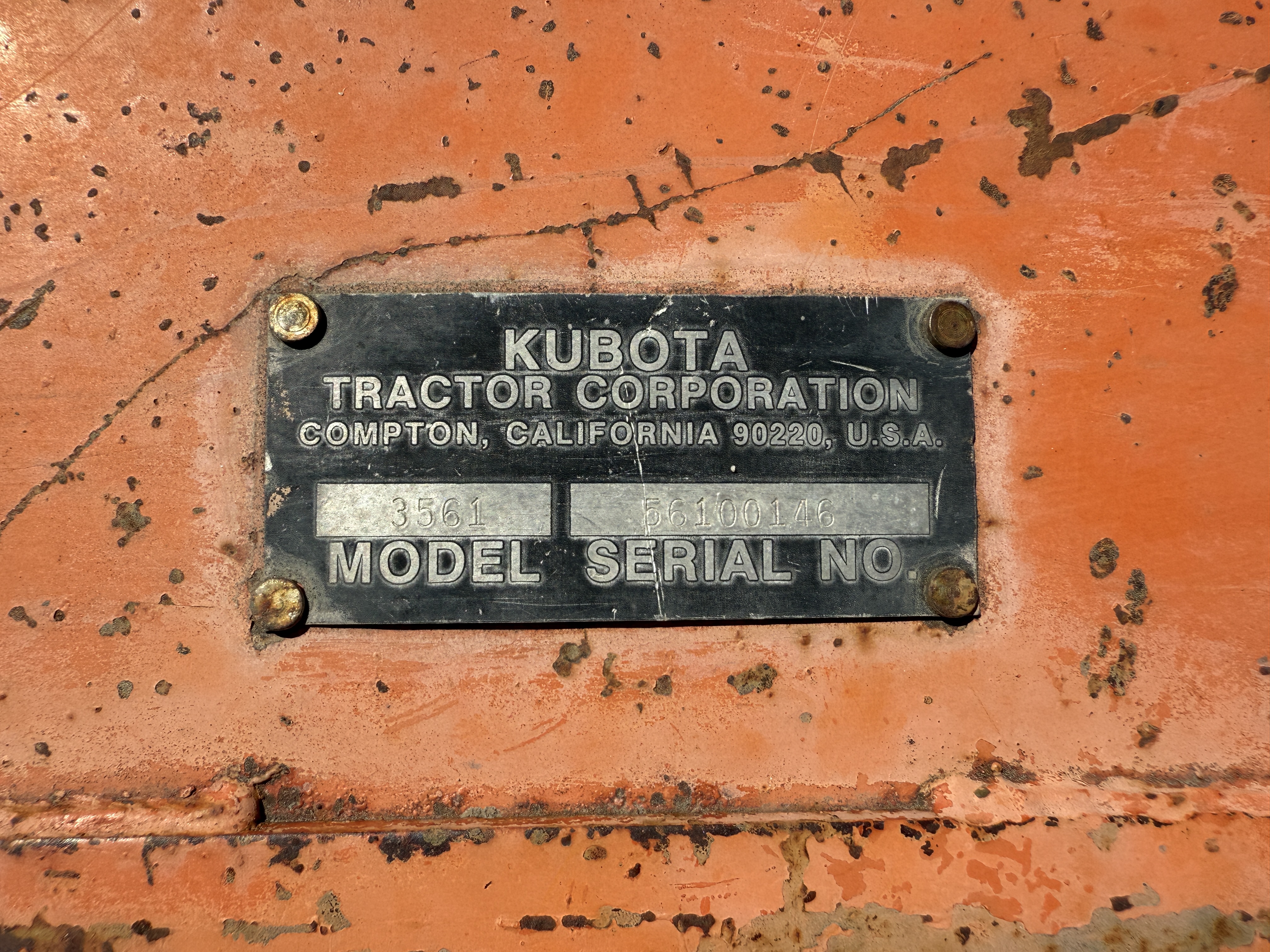 1998 Kubota 3561 Mower