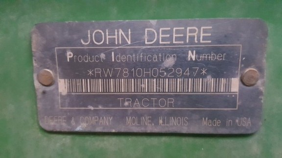 2001 John Deere 7810 Tractor