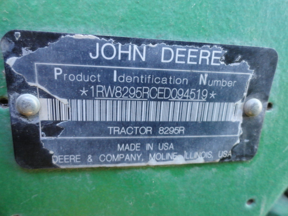 2014 John Deere 8295R Tractor