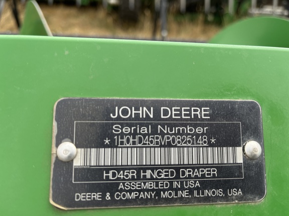 2023 John Deere HD45R Header Combine