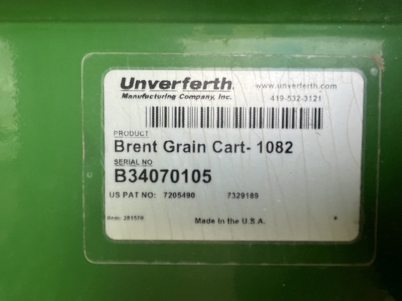 Unverferth 1082 Grain Cart