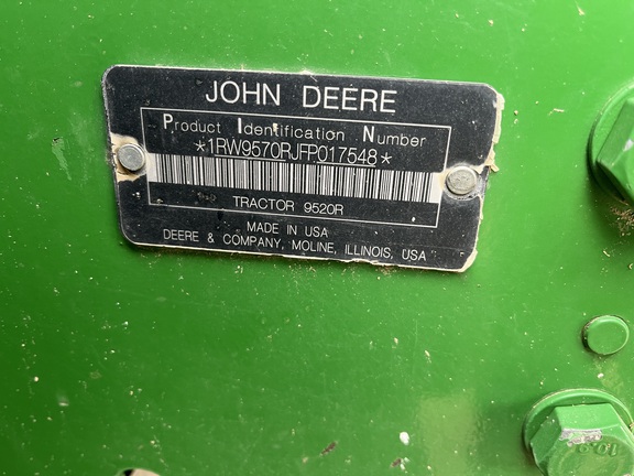 2015 John Deere 9570R Tractor 4WD