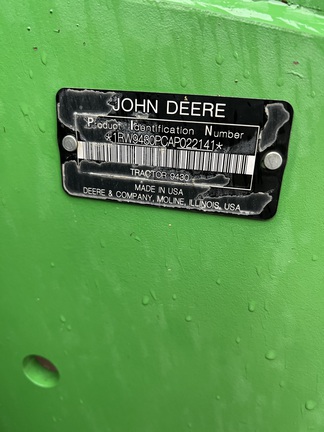 2010 John Deere 9430 Tractor 4WD