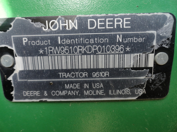 2014 John Deere 9510R Tractor 4WD
