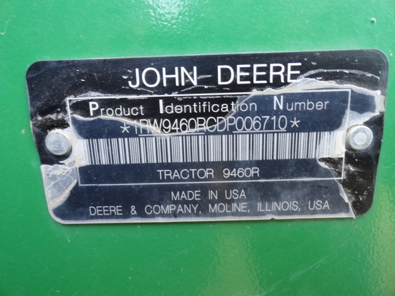 2013 John Deere 9460R Tractor 4WD