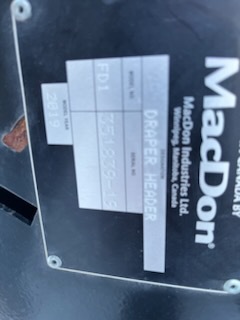 2019 MacDon FD140 Header Combine