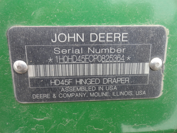 2023 John Deere HD45F Header Combine