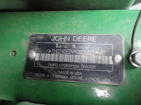2019 John Deere 745FD Header Combine