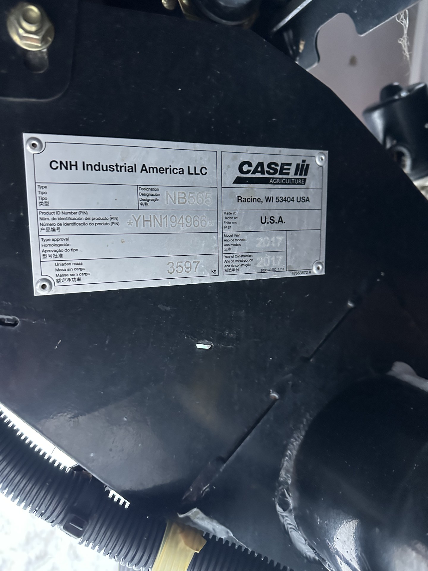 2017 Case IH RB565 Baler/Round