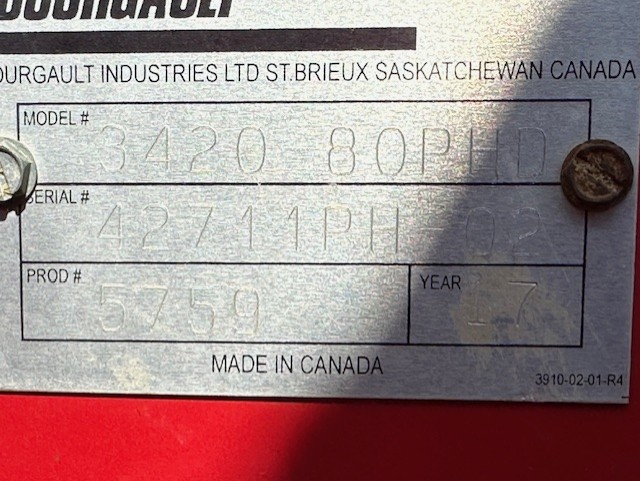 2017 Bourgault 3420 Air Drill