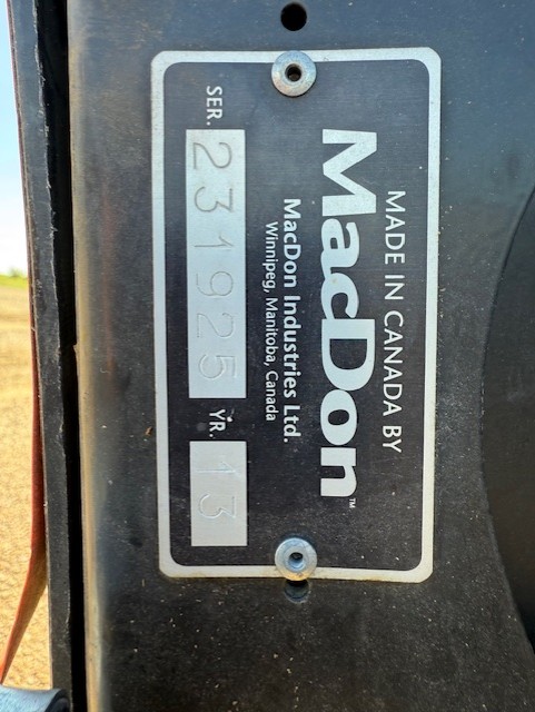 2013 MacDon FD75 Header Draper