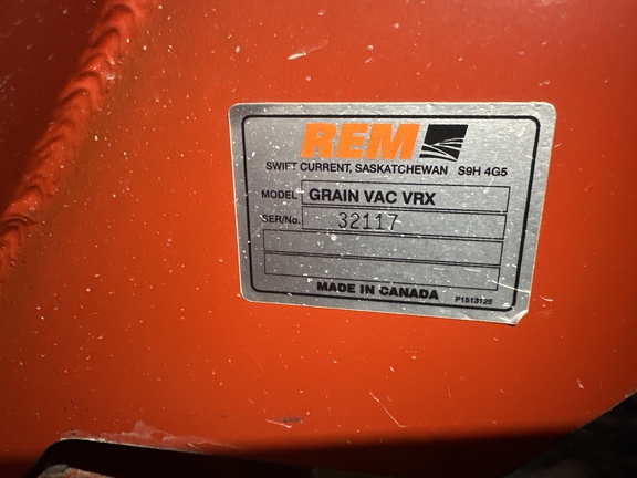 2014 REM Mfg VRX Grain Vac