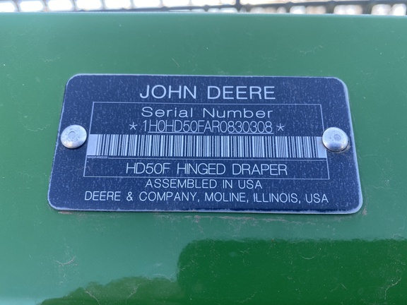 2024 John Deere HD50F Header Combine