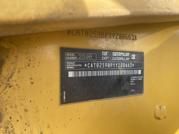 2011 Caterpillar 259B3 Compact Track Loader