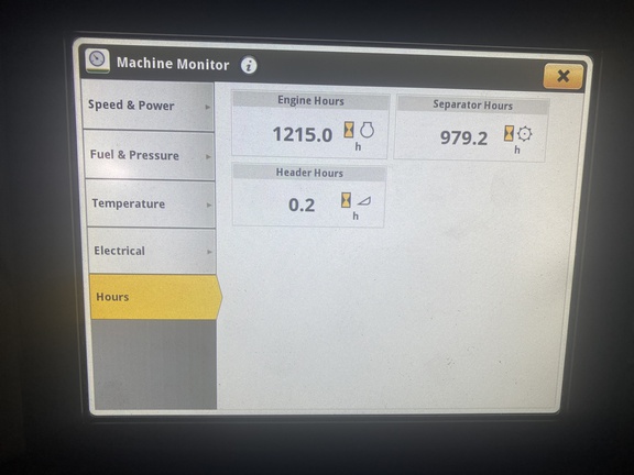 2021 John Deere S780 Combine