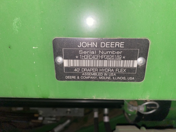 2023 John Deere RD40F Header Combine