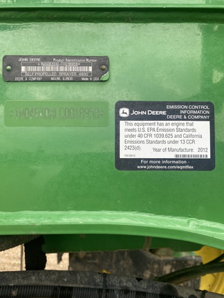 2012 John Deere 4830 Sprayer/High Clearance