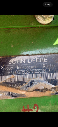 2022 John Deere S780 Combine