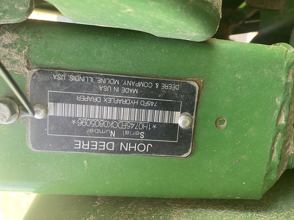 2019 John Deere 745FD Header Combine