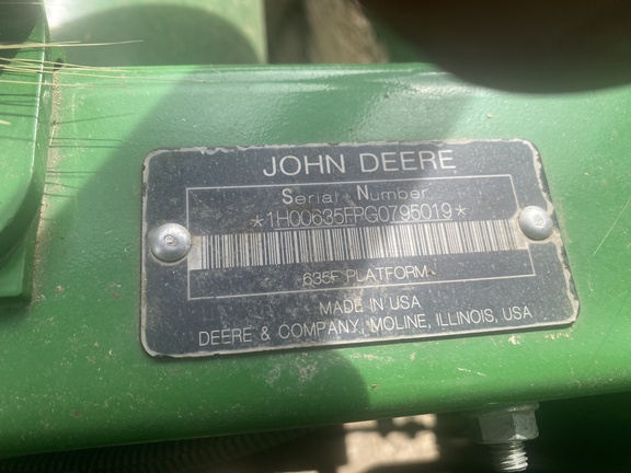 2017 John Deere 635F Header Combine