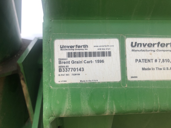 2015 Brent 1596 Grain Cart