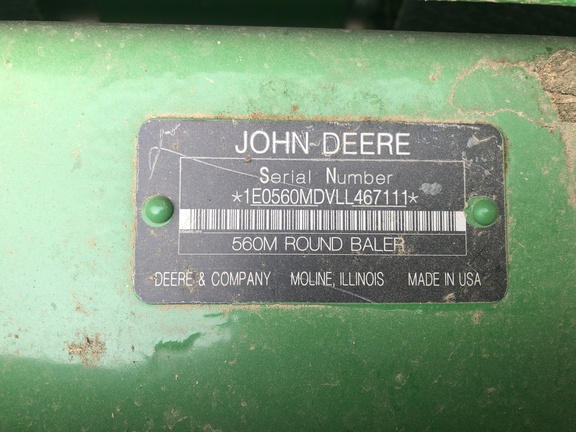 2020 John Deere 560M Baler/Round