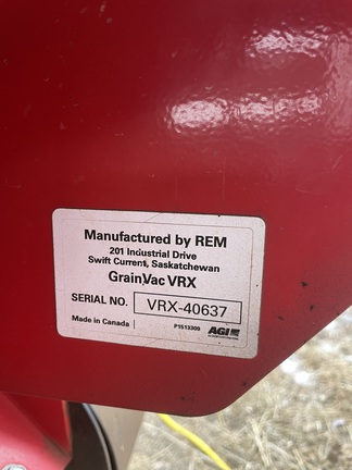 2019 REM Mfg VRX Grain Vac