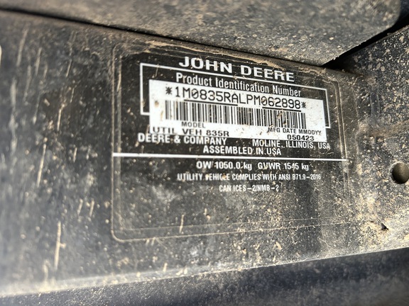 2023 John Deere XUV 835R ATV