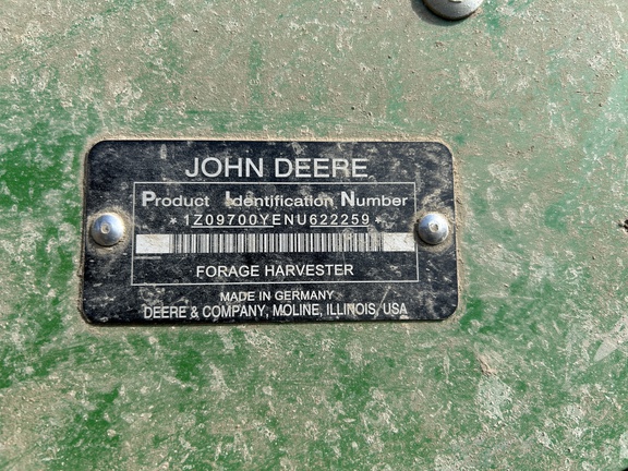 2022 John Deere 9700 Forage Harvester