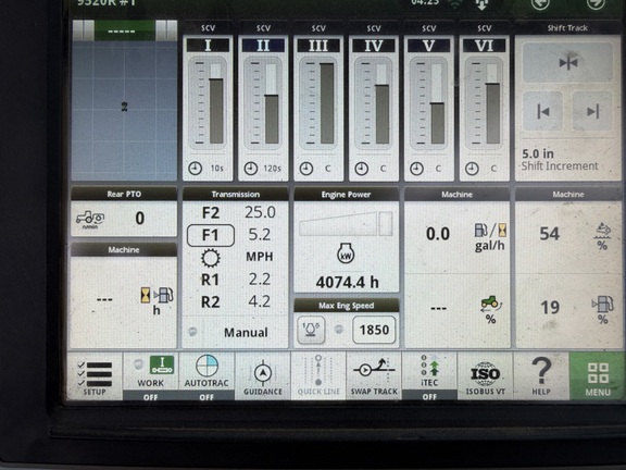 2017 John Deere 9520R Tractor 4WD