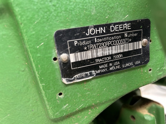 2012 John Deere 7230R Tractor