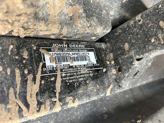 2022 John Deere XUV 835M ATV
