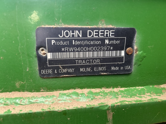 1997 John Deere 9400 Tractor 4WD