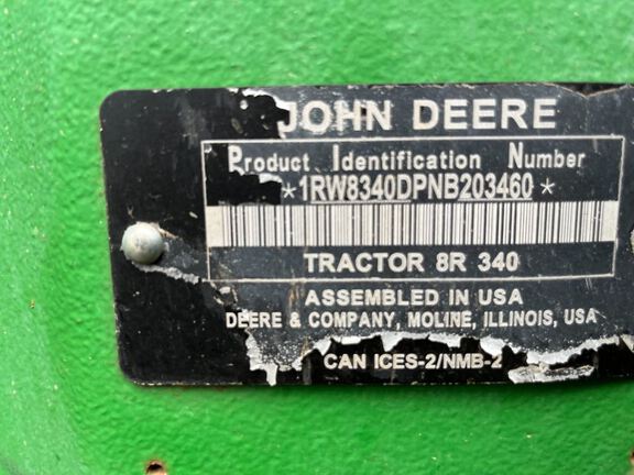 2022 John Deere 8R 340 Tractor