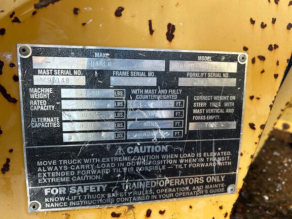 2018 Harlo HP6500 Forklift