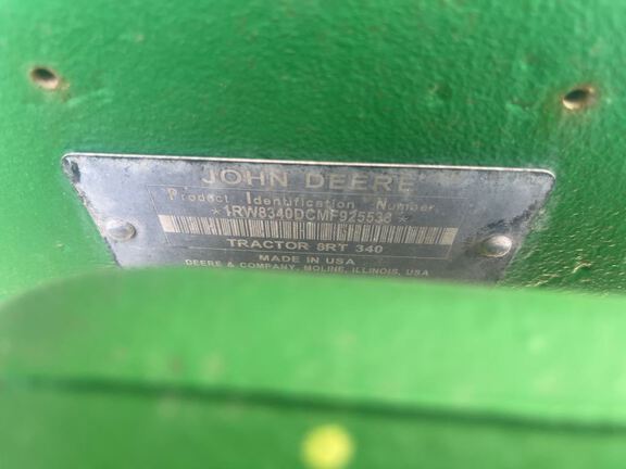 2021 John Deere 8RT 340 Tractor Rubber Track