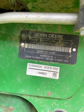 2022 John Deere 4066R Tractor Compact