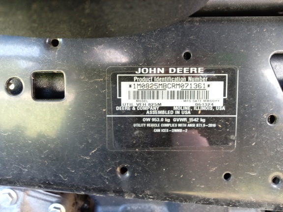 2024 John Deere XUV 825M ATV