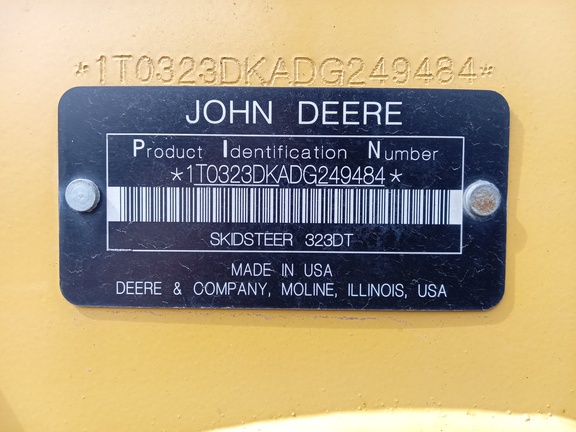 2013 John Deere 323D Compact Track Loader