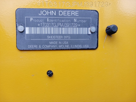 2021 John Deere 317G Compact Track Loader