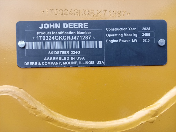 2024 John Deere 324G Skid Steer Loader