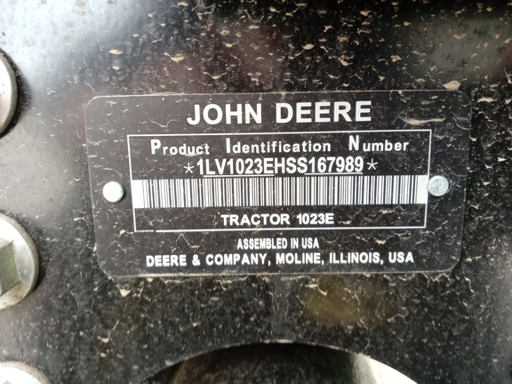 2025 John Deere 1023E Tractor Compact