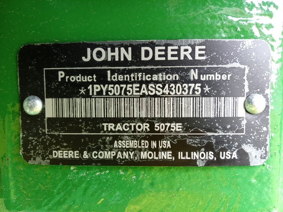 2025 John Deere 5075E Tractor
