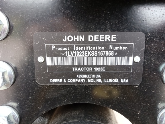 2025 John Deere 1023E Tractor Compact